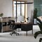 Flash Furniture 30 in D X Walnut, 47.75 in W X GC-M-BLK-173-WLN-GG - alternate 10